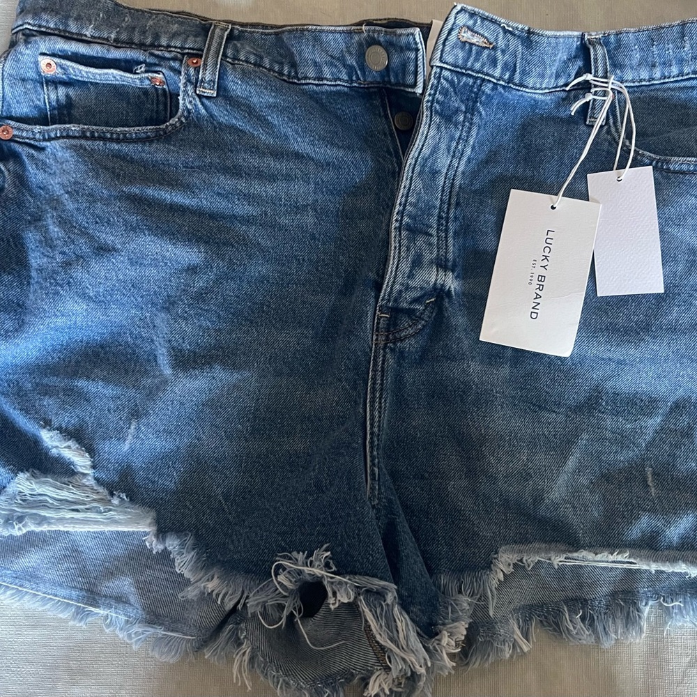 NWT Lucky Brand Women's Blue Denim Shorts